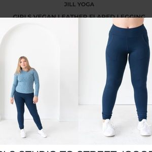 Jill Yoga GIRLS STUDIO TO STREET JOGGER French Navy Blue High Rise